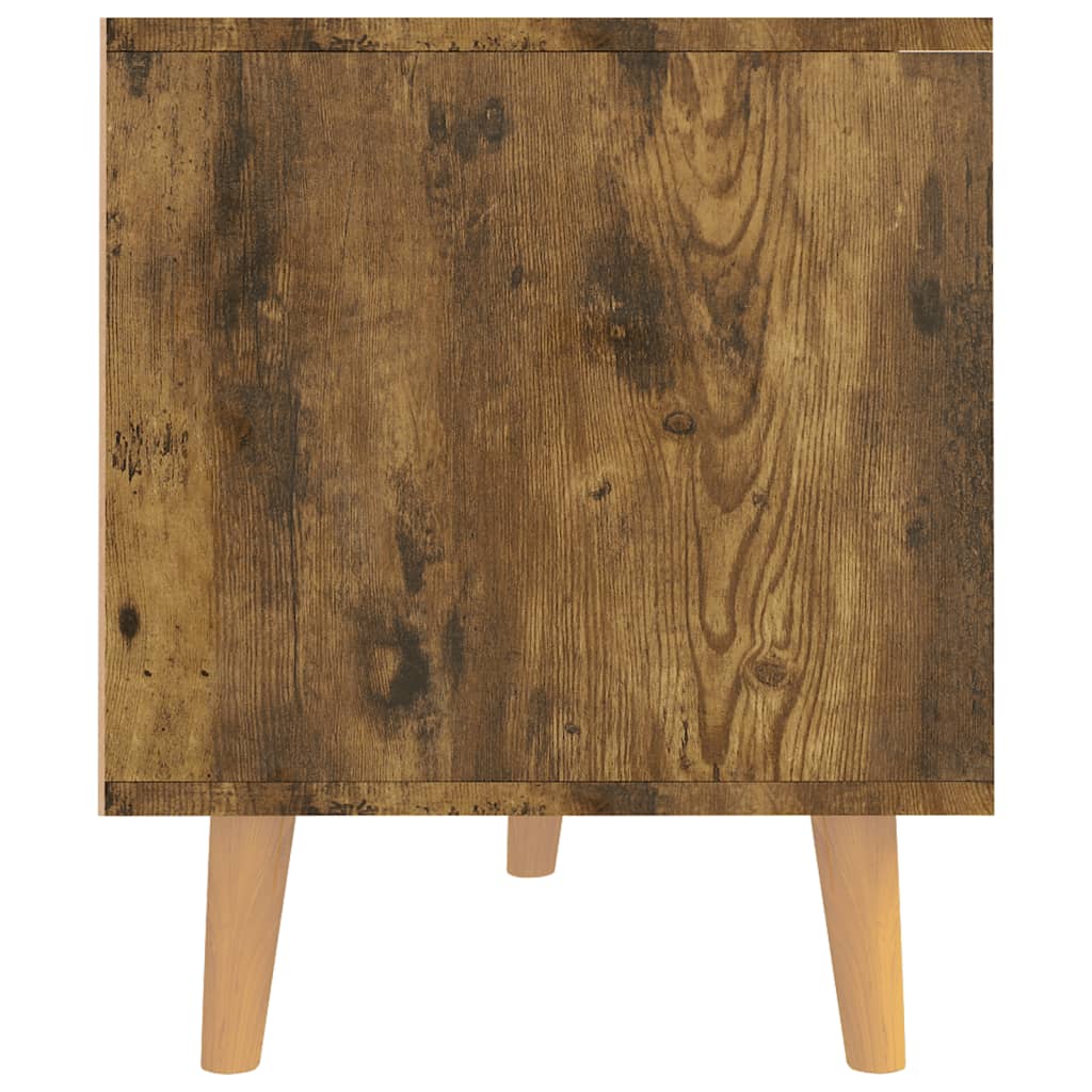 tv-bord 90x40x48,5 cm konstrueret træ røget egetræsfarve