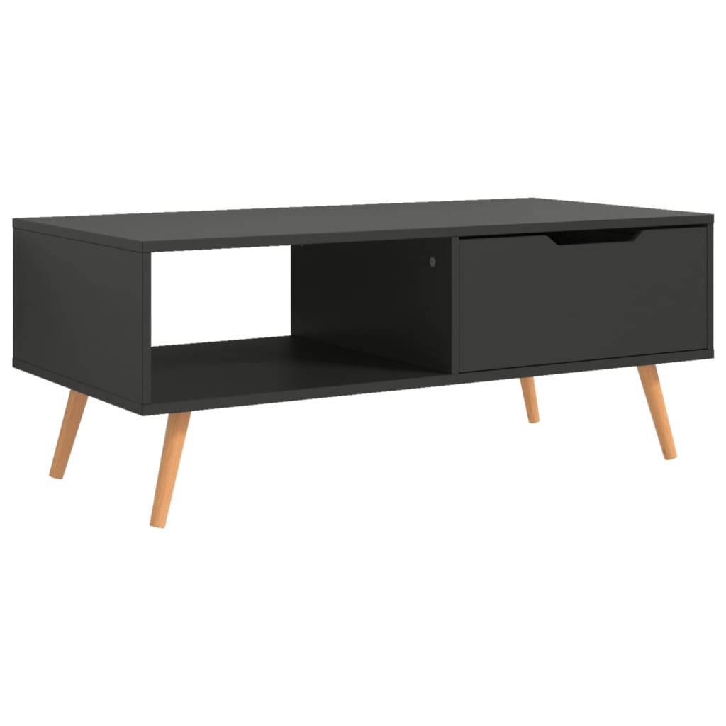sofabord 100x49,5x43 cm konstrueret træ grå