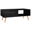 sofabord 100x49,5x43 cm konstrueret træ sort højglans