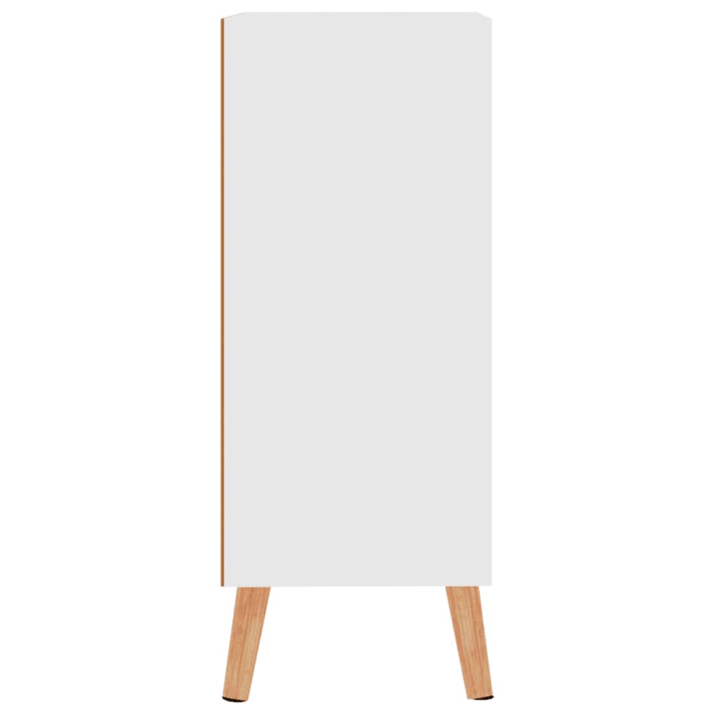 skænk 60x30x72 cm konstrueret træ hvid