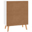 skænk 60x30x72 cm konstrueret træ hvid
