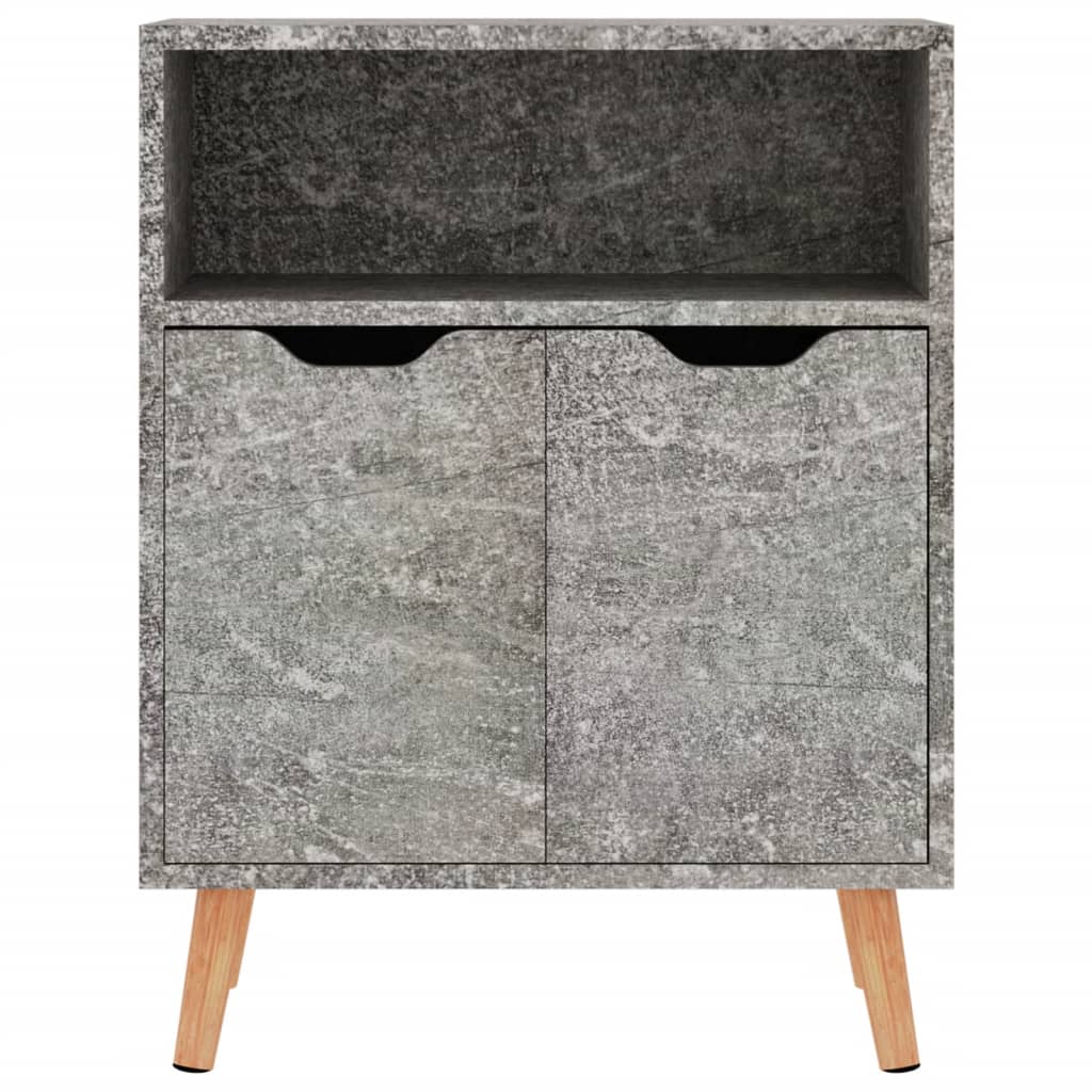 skænk 60x30x72 cm konstrueret træ betongrå
