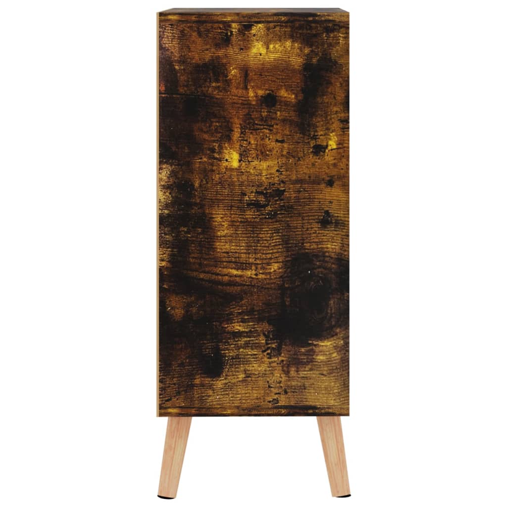 skænk 60x30x72 cm konstrueret træ røget egetræsfarve