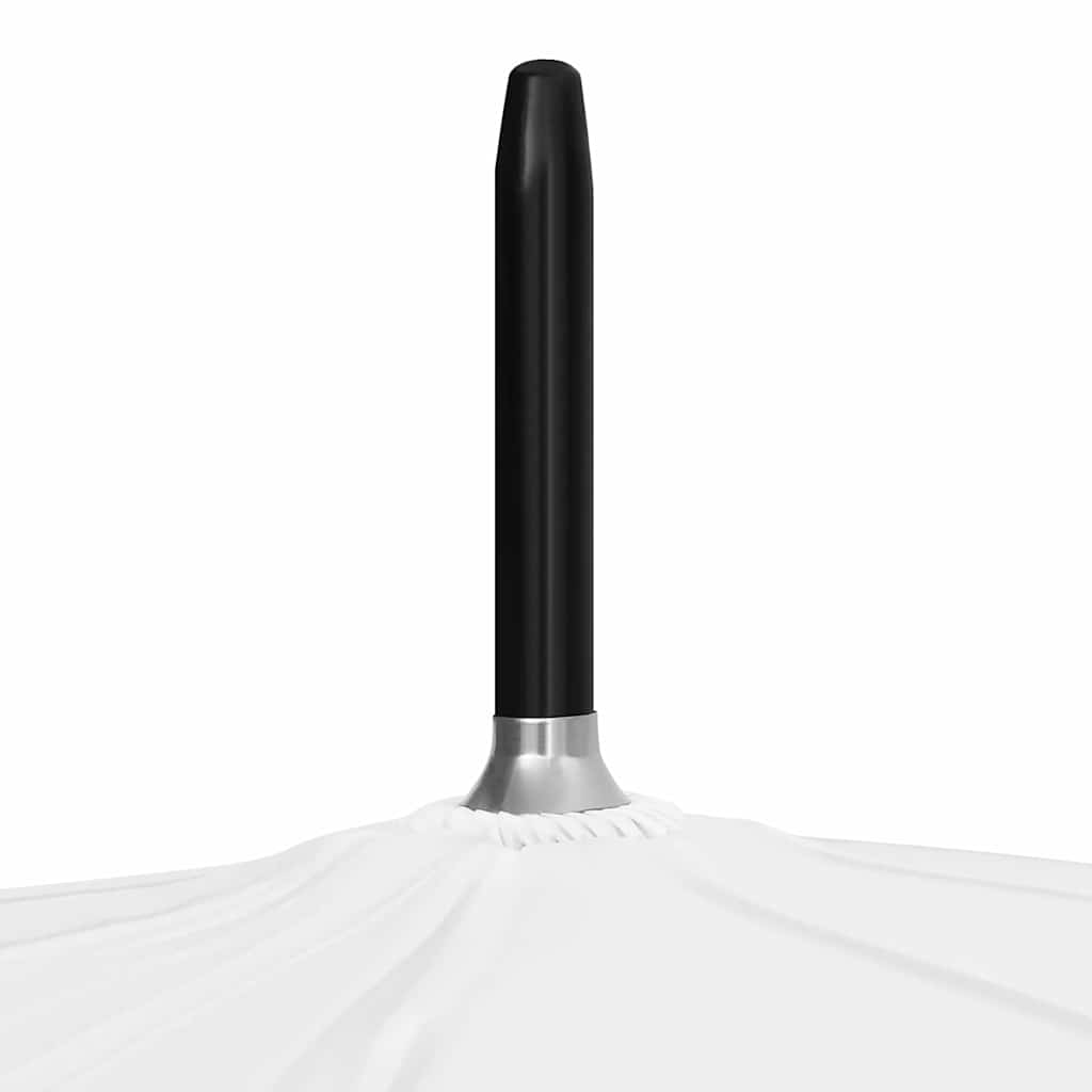 paraply 130 cm hvid