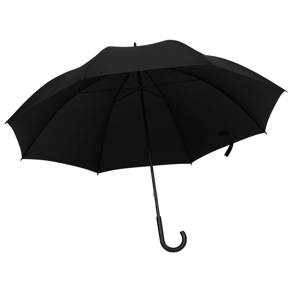 paraply 130 cm sort