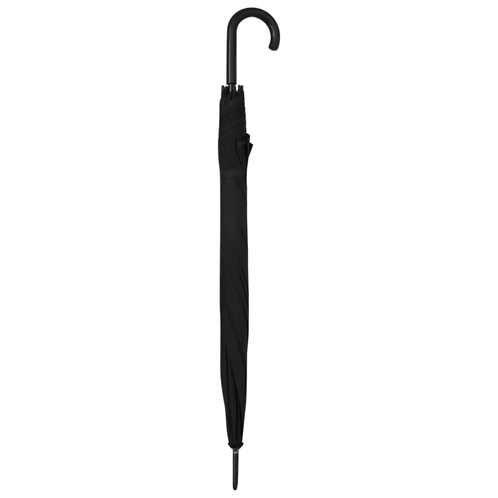 paraply 130 cm sort