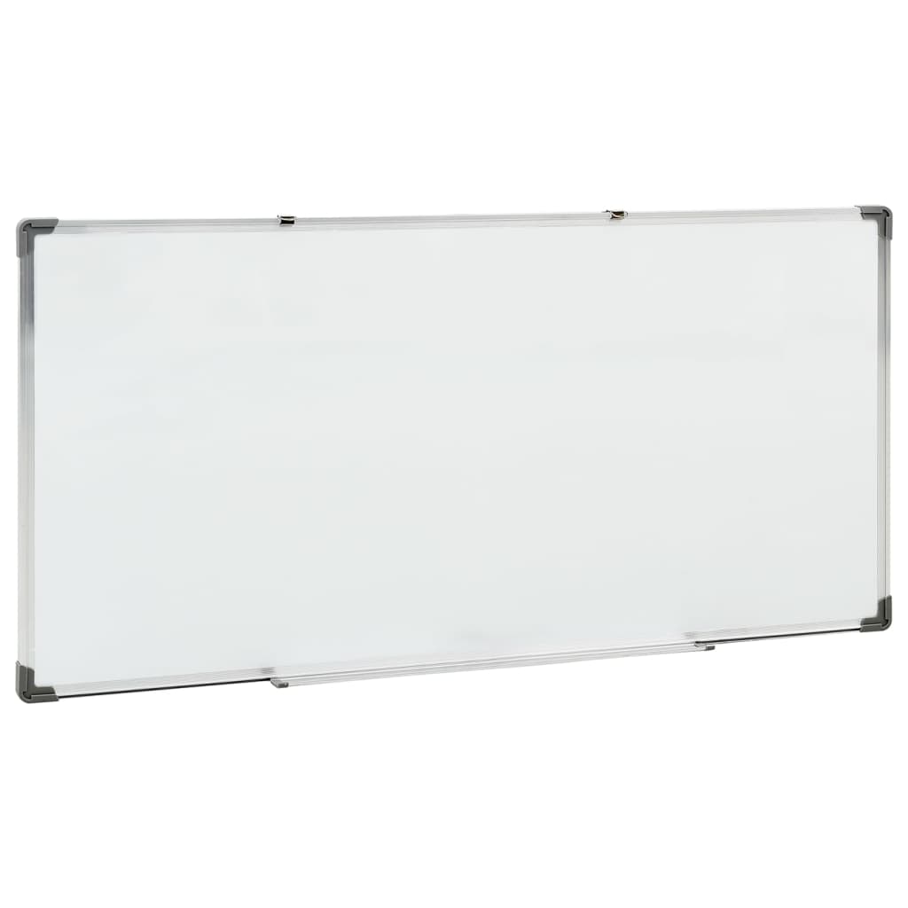 magnetisk whiteboard 110x60 cm stål hvid