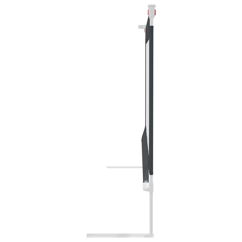 sengehest 100x25 cm stof mørkegrå