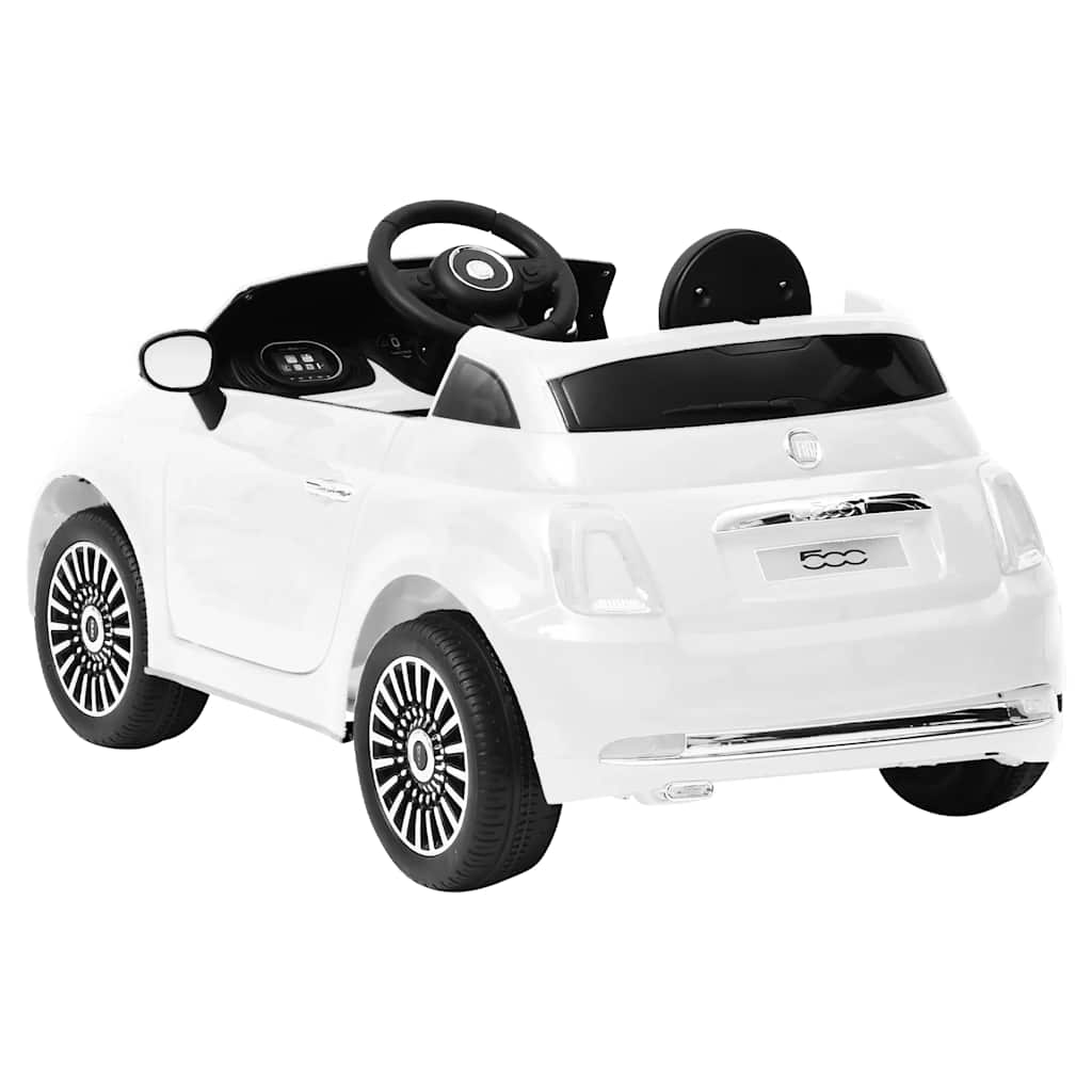 elektrisk bil til børn Fiat 500 hvid