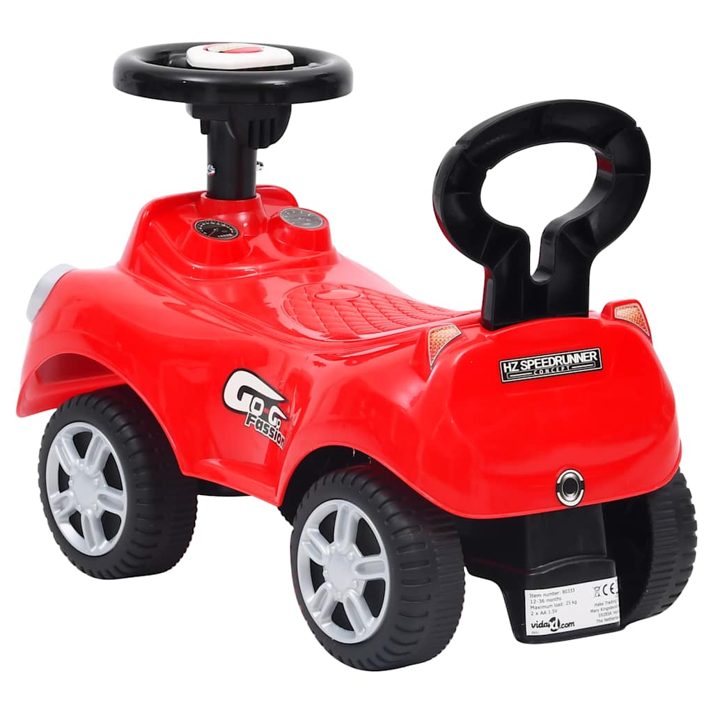 gåbil rød
