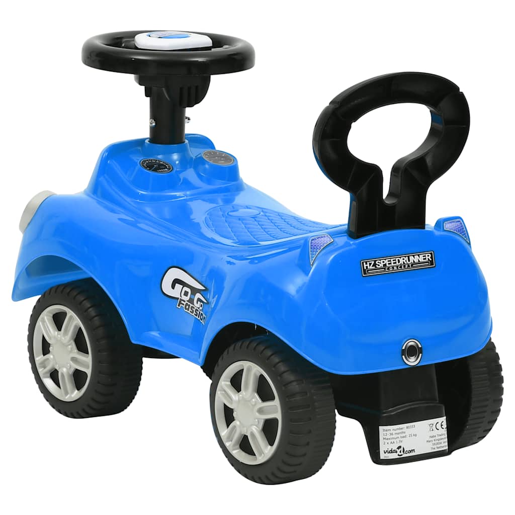 gåbil blå