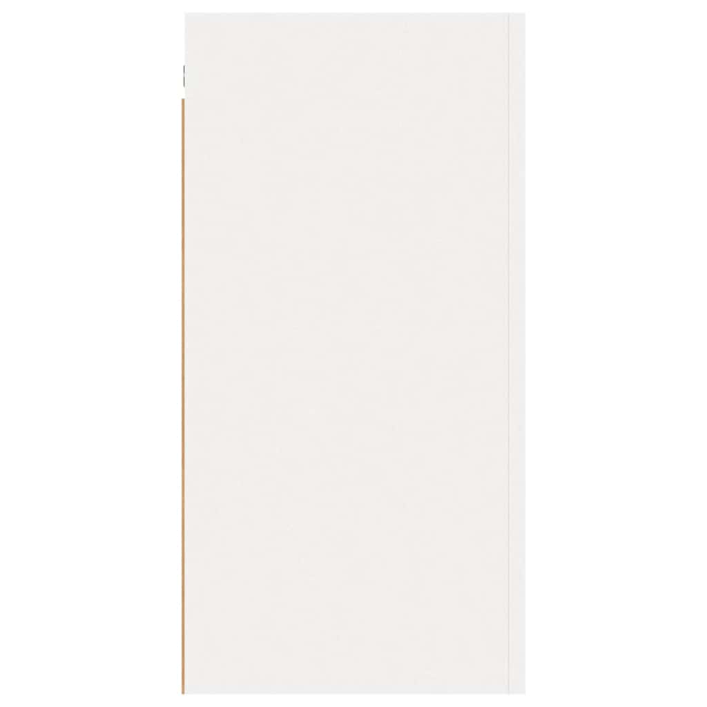 tv-bord 30,5x30x60 cm konstrueret træ hvid