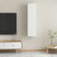 tv-borde 2 stk. 30,5x30x60 cm konstrueret træ hvid