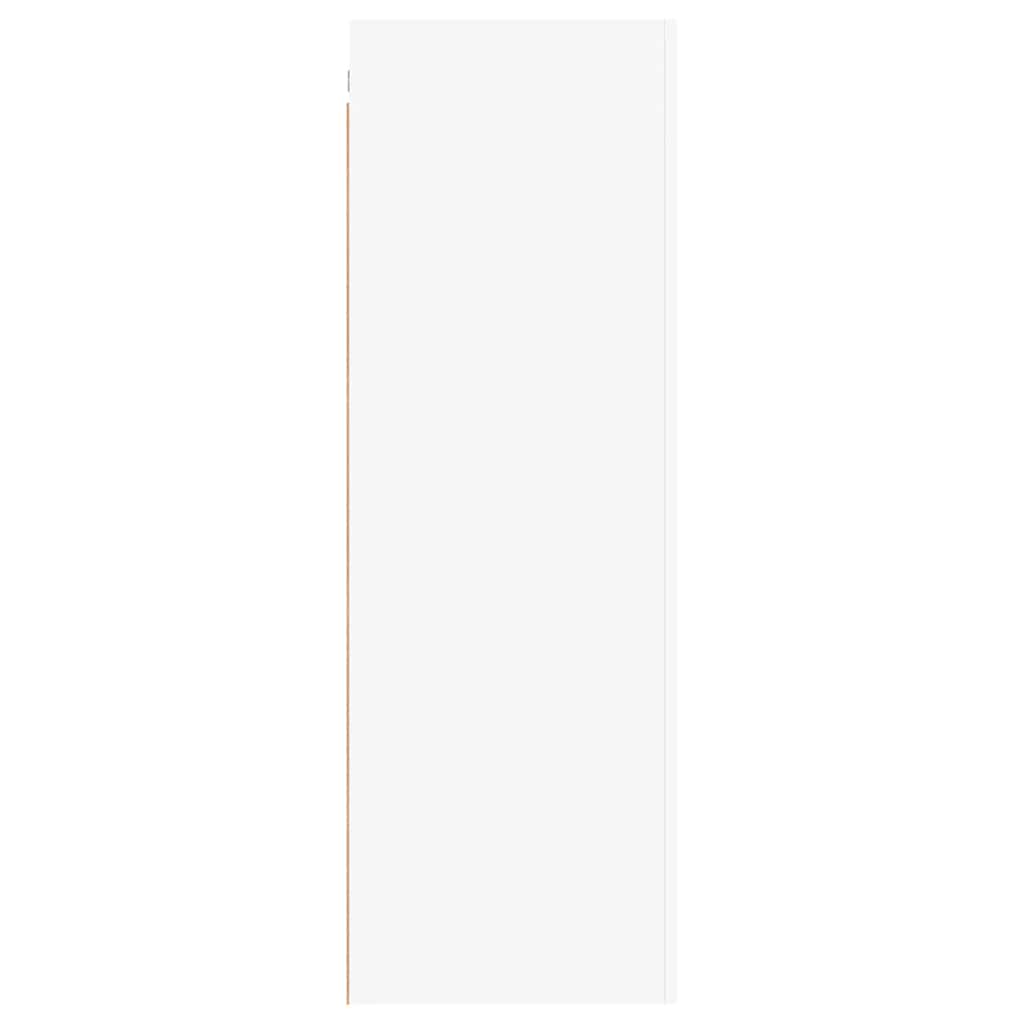 tv-borde 2 stk. 30,5x30x90 cm konstrueret træ hvid