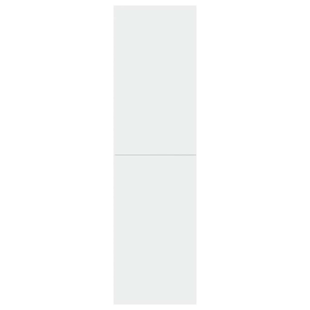 tv-bord 30,5x30x110 cm konstrueret træ hvid