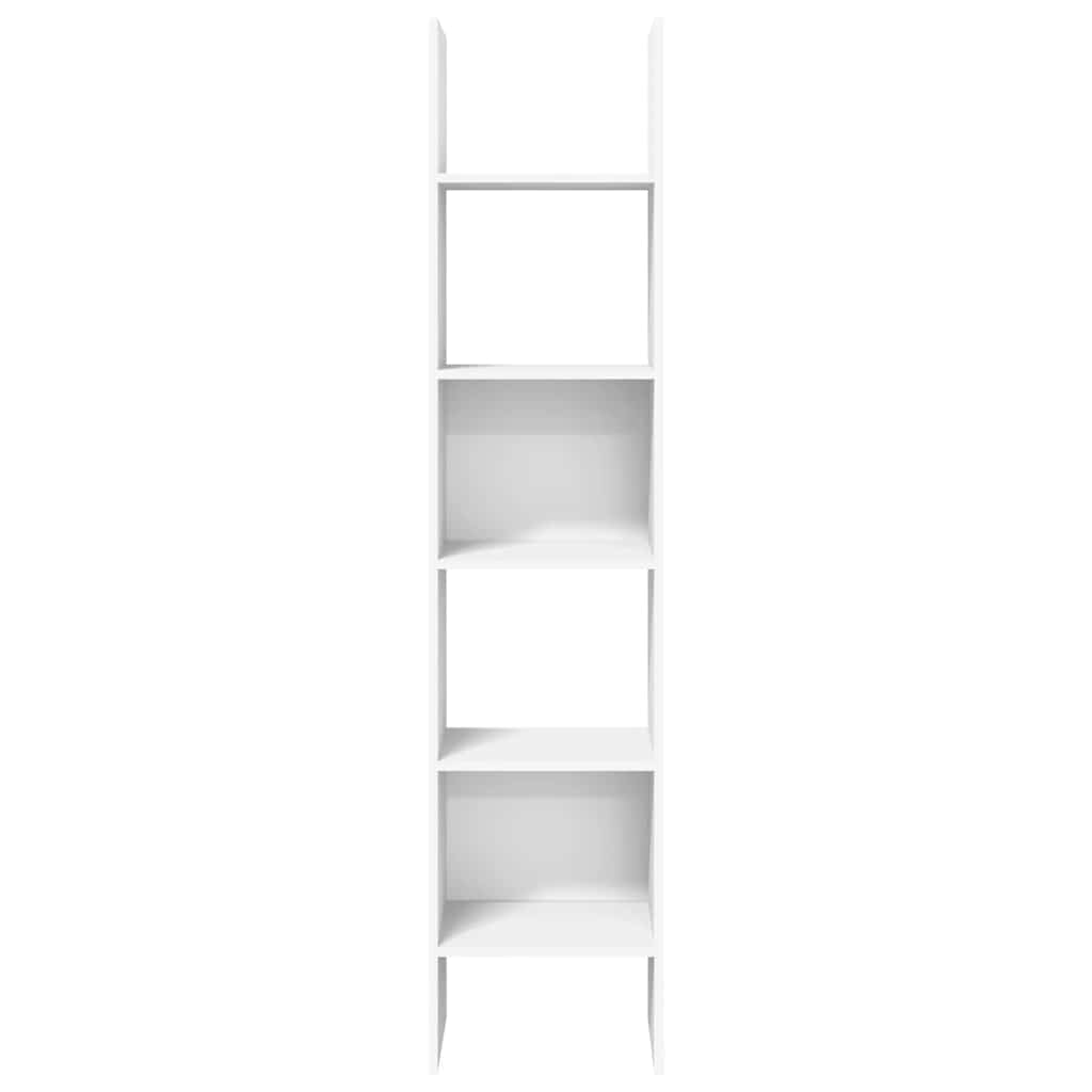 bogreol 40x35x180 cm konstrueret træ hvid