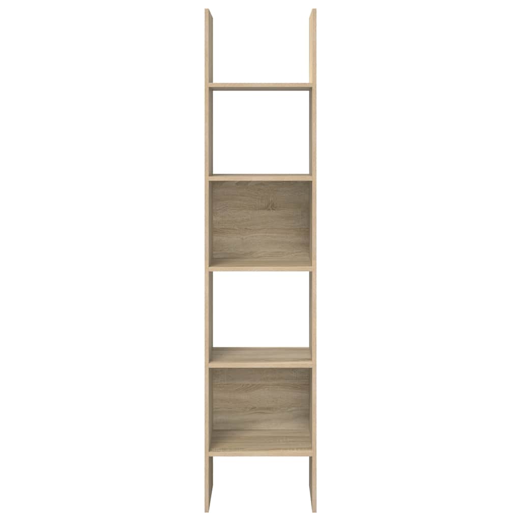bogreol 40x35x180 cm konstrueret træ sonoma-eg