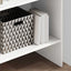 bogreol 60x35x180 cm konstrueret træ hvid