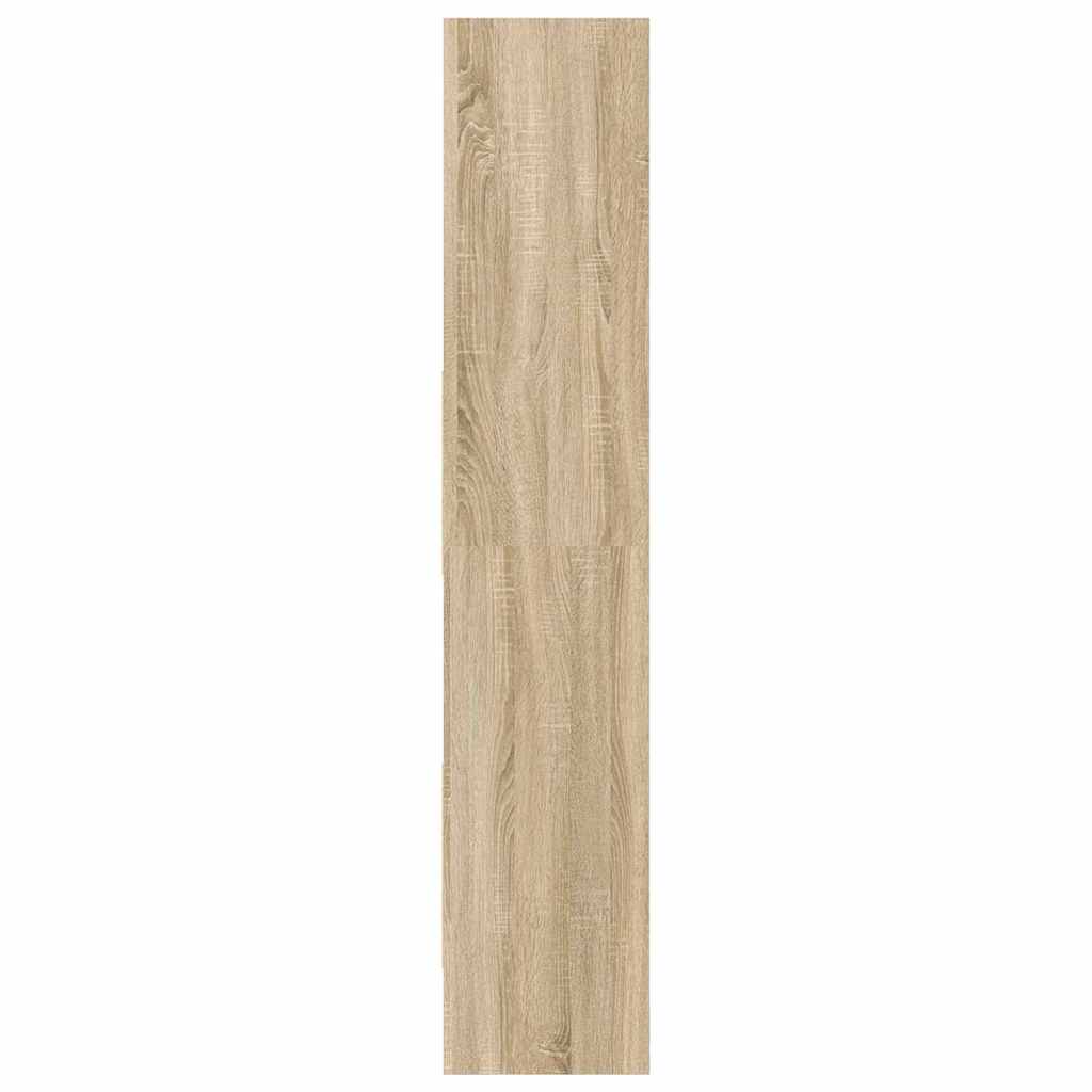 bogreol 60x35x180 cm konstrueret træ sonoma-eg