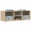 skoreol 102x35x35 cm konstrueret træ sonoma-eg
