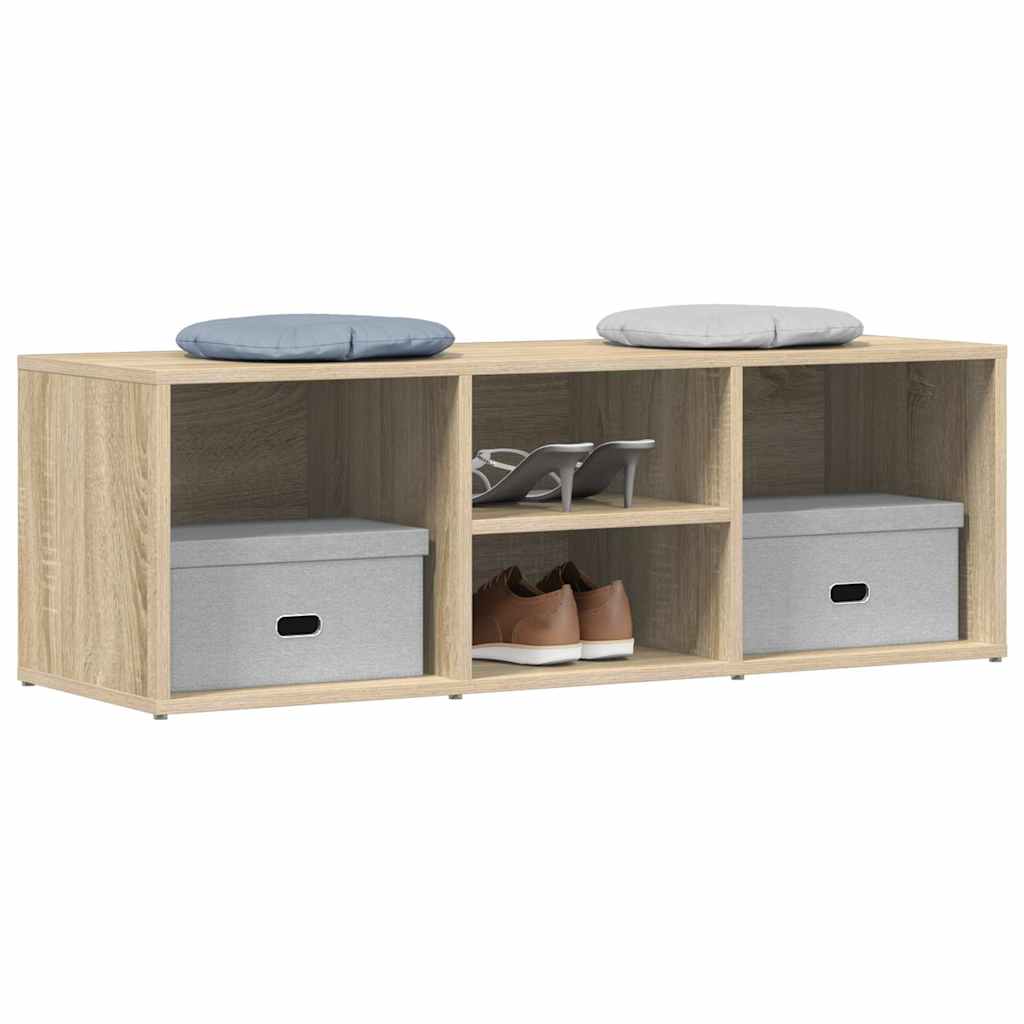 skoreol 102x35x35 cm konstrueret træ sonoma-eg