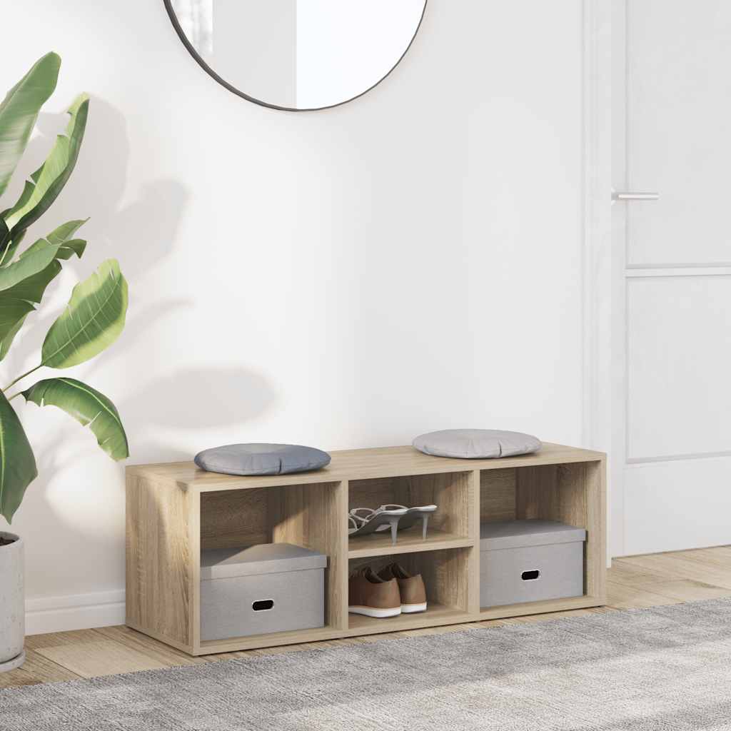 skoreol 102x35x35 cm konstrueret træ sonoma-eg