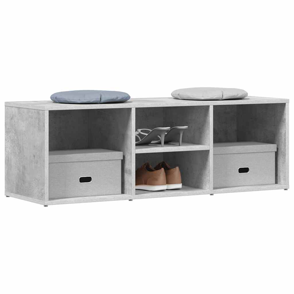skoreol 102x35x35 cm konstrueret træ betongrå