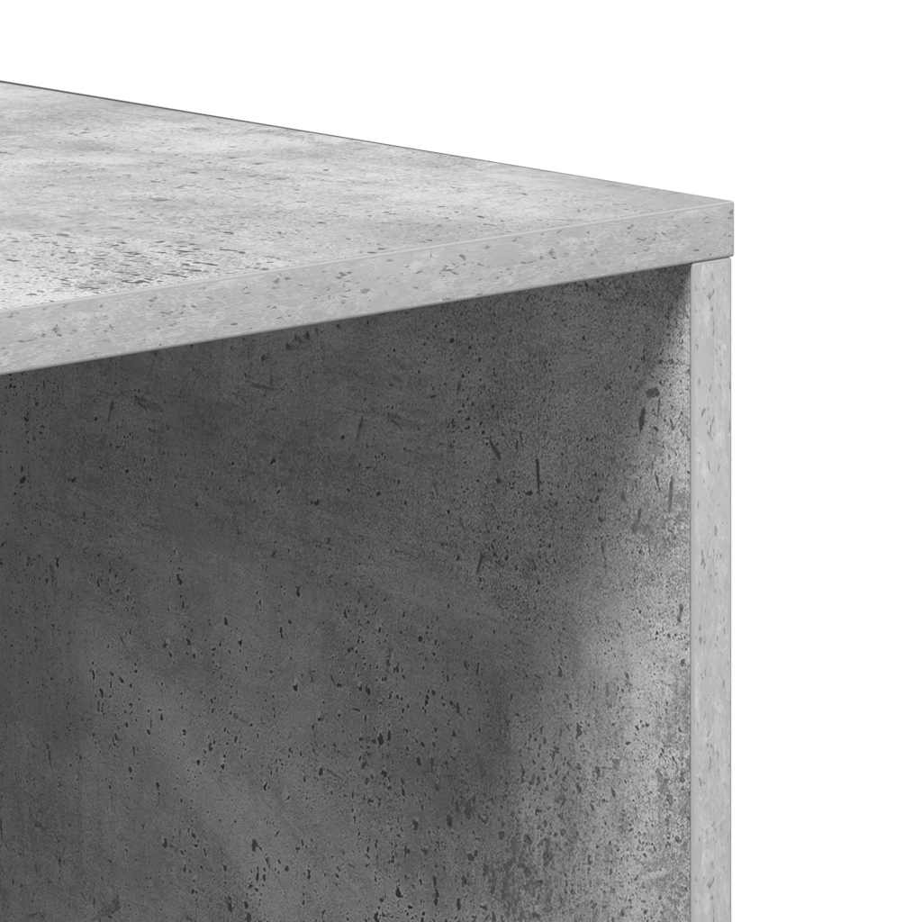 skoreol 102x35x35 cm konstrueret træ betongrå