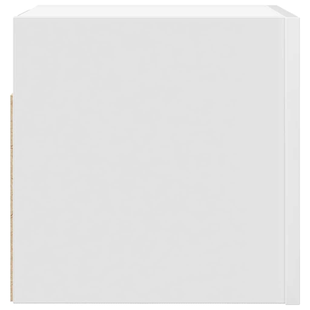 væghængt tv-skab 30,5x30x30 cm hvid