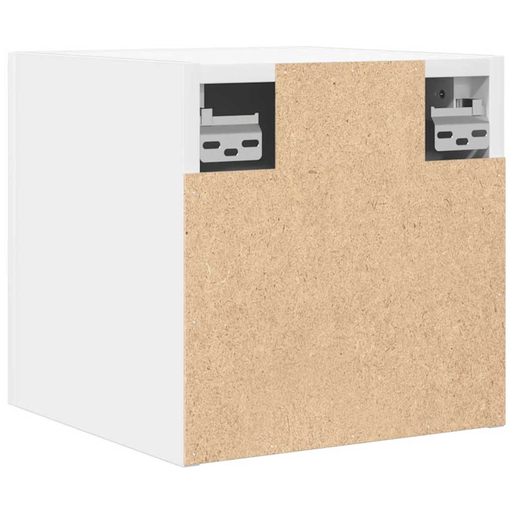 væghængte tv-skabe 4 stk. 30,5x30x30 cm hvid