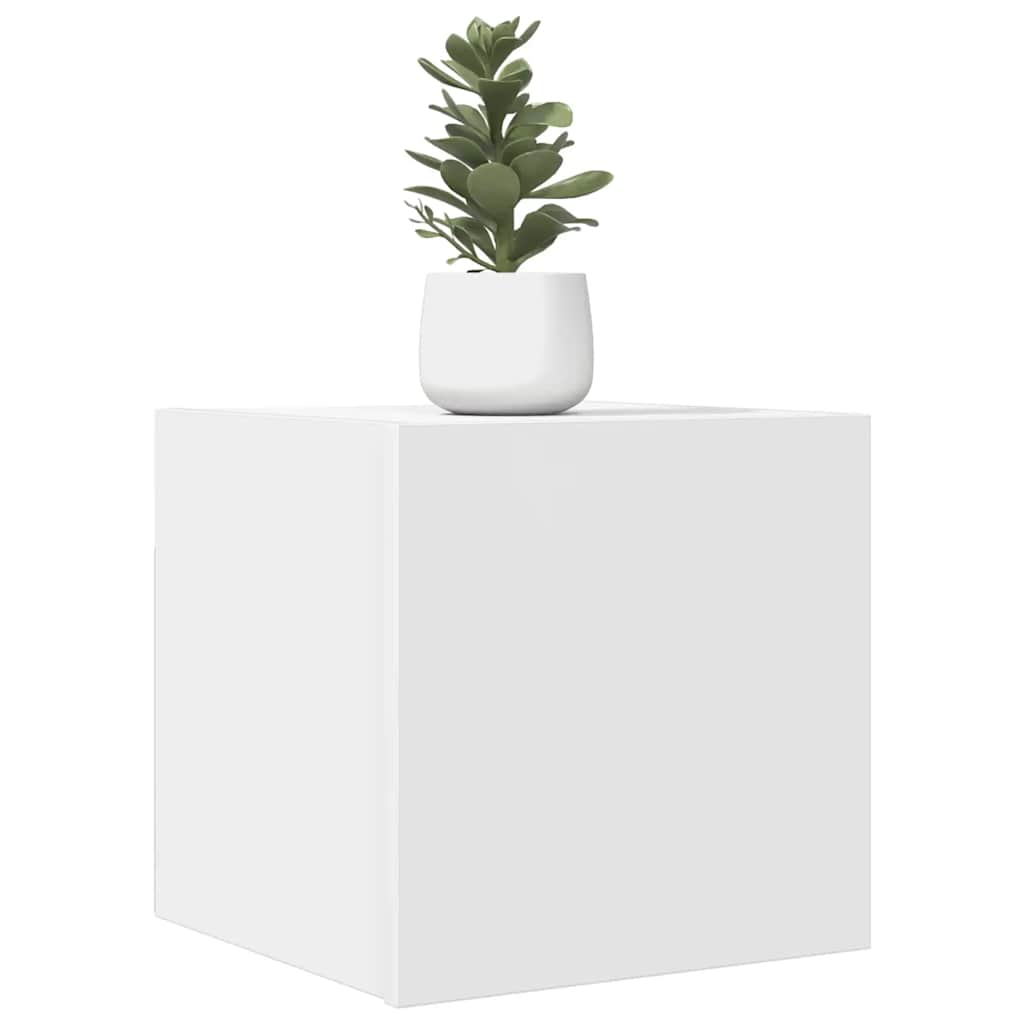 væghængte tv-skabe 4 stk. 30,5x30x30 cm hvid