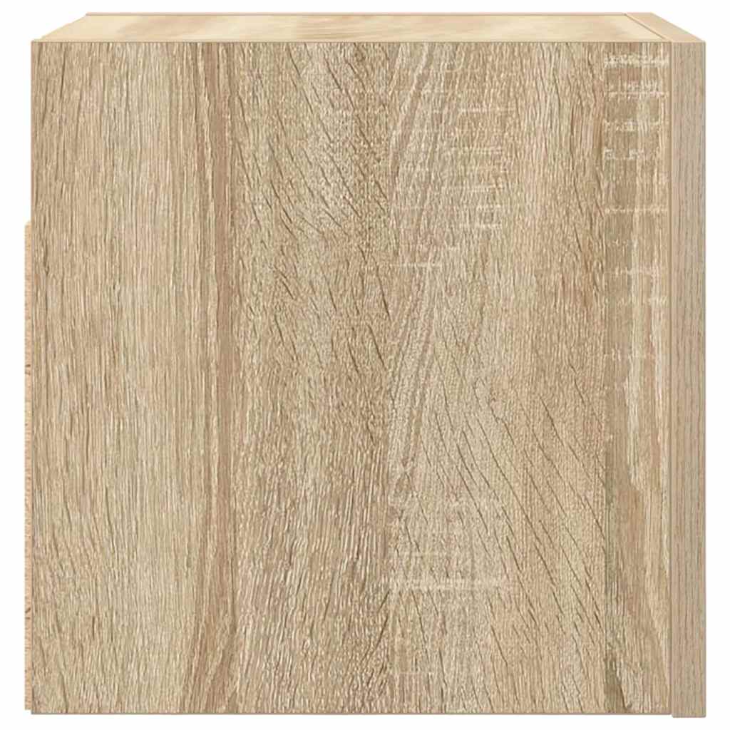 væghængt skab 30,5x30x30 cm sonoma-eg