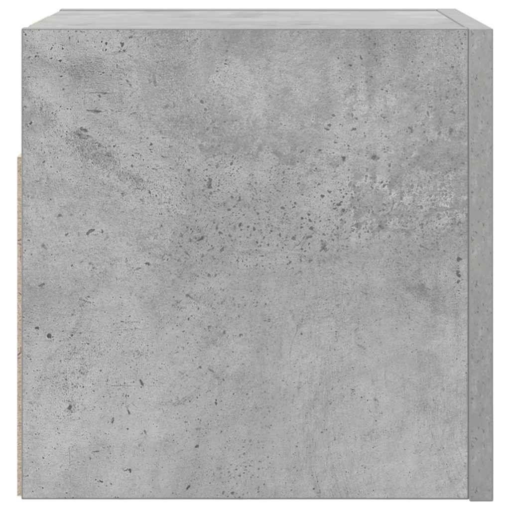 væghængt tv-skab 30,5x30x30 cm betongrå