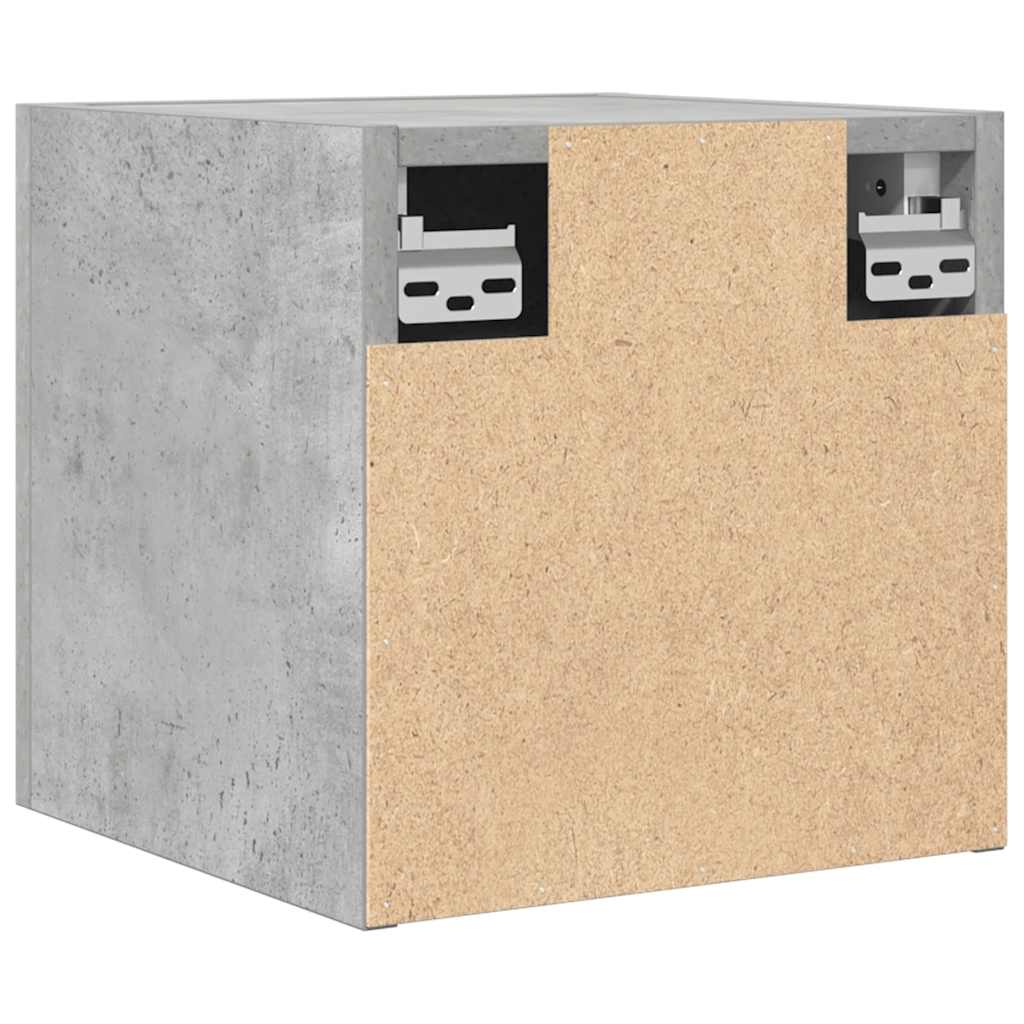 væghængt tv-skab 30,5x30x30 cm betongrå