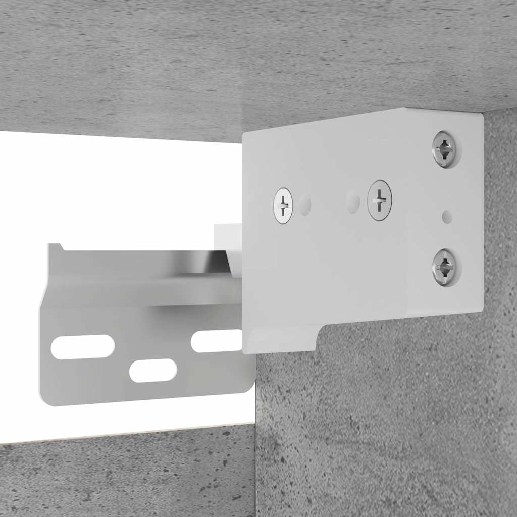 væghængt tv-skab 30,5x30x30 cm betongrå