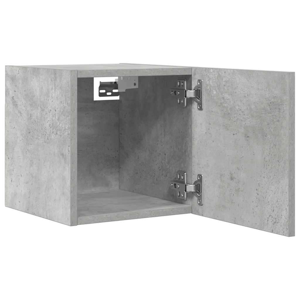 væghængte tv-skabe 2 stk. 30,5x30x30 cm betongrå