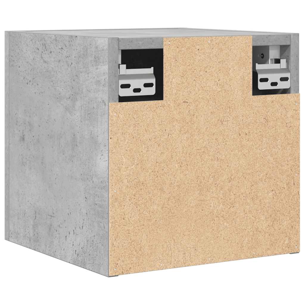 væghængte tv-skabe 4 stk. 30,5x30x30 cm betongrå