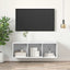 væghængt tv-skab 37x37x107 cm konstrueret træ hvid