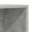væghængt tv-skab 37x37x107 cm konstrueret træ betongrå