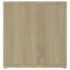 tv-skab 72x35x36,5 cm konstrueret træ sonoma-eg