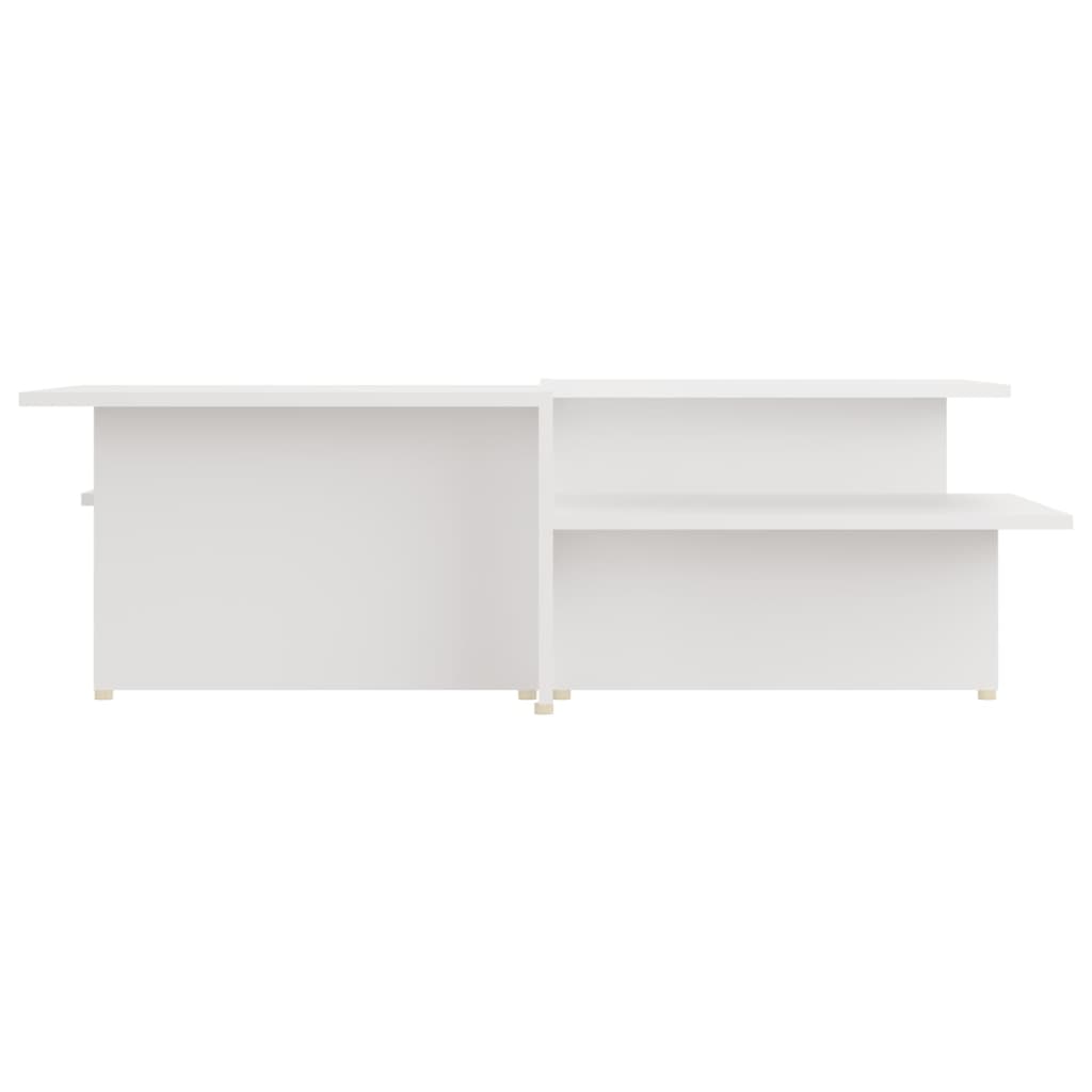 sofabord 2 stk. 111,5x50x33 cm konstrueret træ hvid
