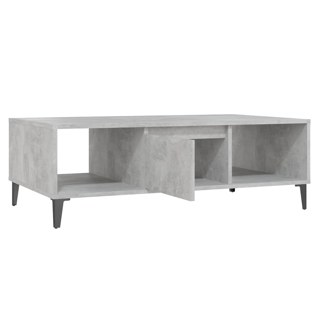 sofabord 103,5x60x35 cm konstrueret træ betongrå