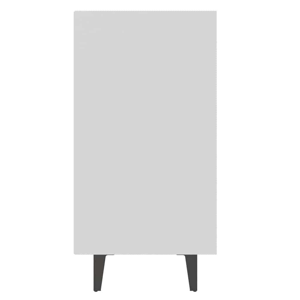 skænk 103,5x35x70 cm konstrueret træ hvid