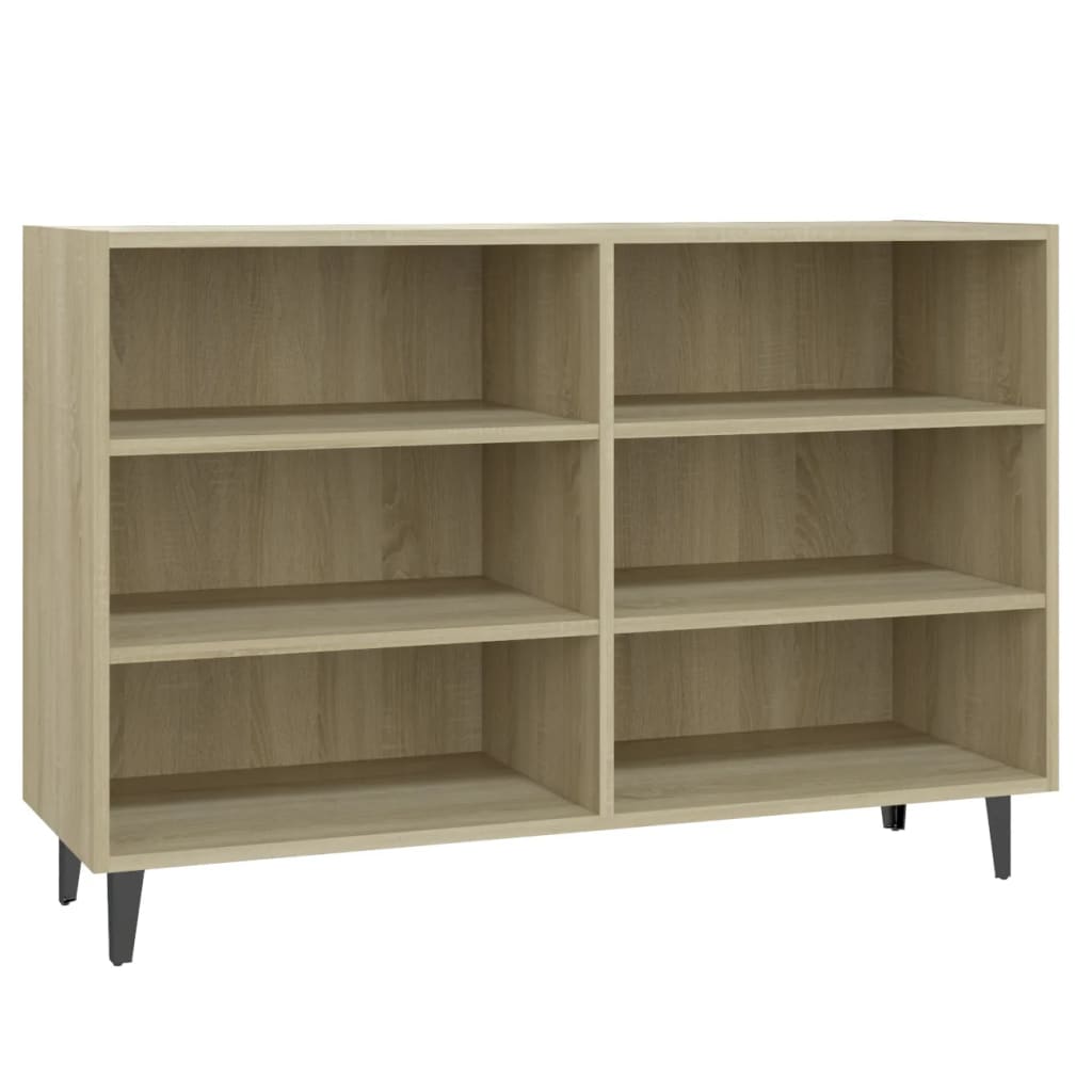 skænk 103,5x35x70 cm konstrueret træ sonoma-eg