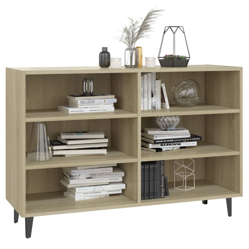 skænk 103,5x35x70 cm konstrueret træ sonoma-eg