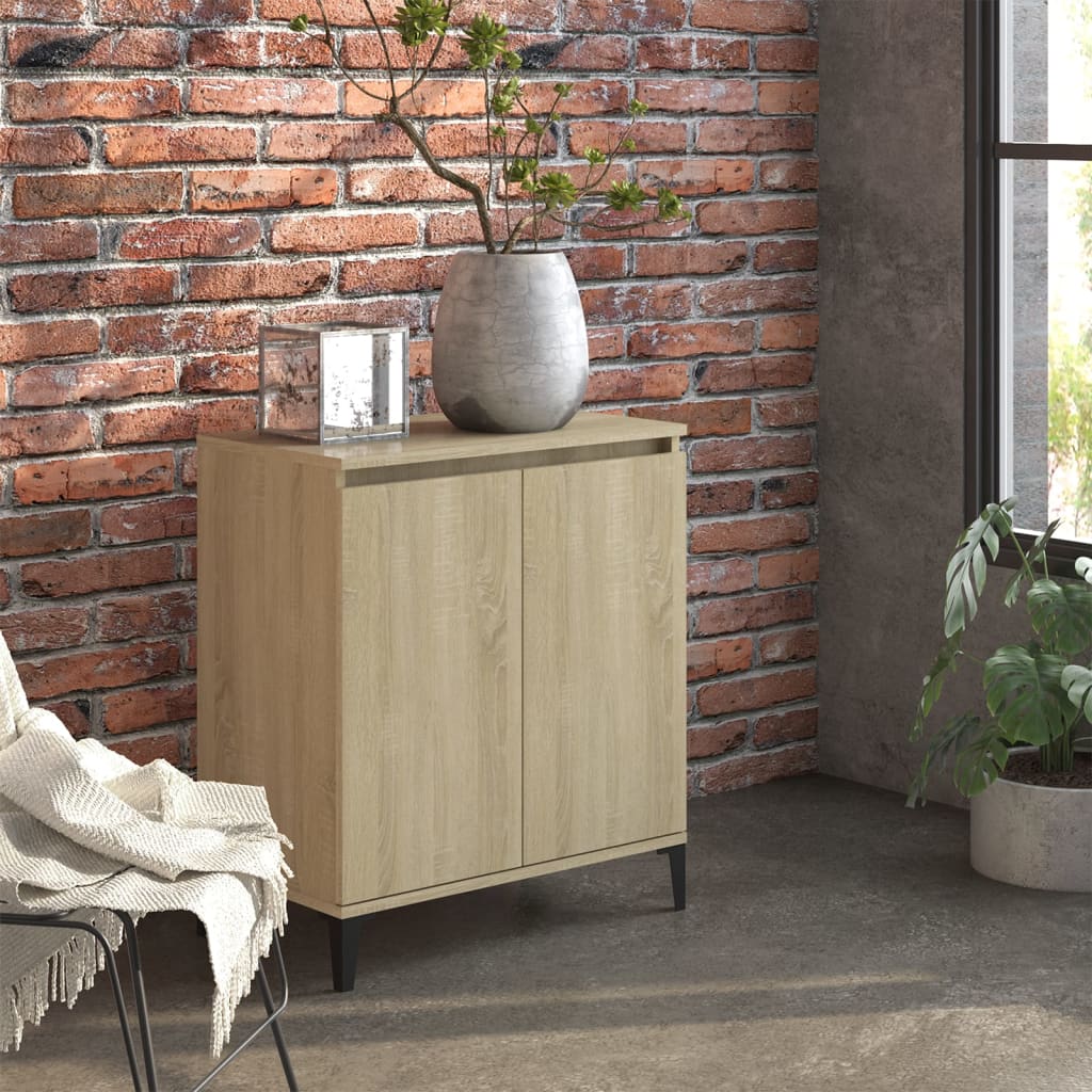 skænk 60x35x70 cm konstrueret træ sonoma-eg