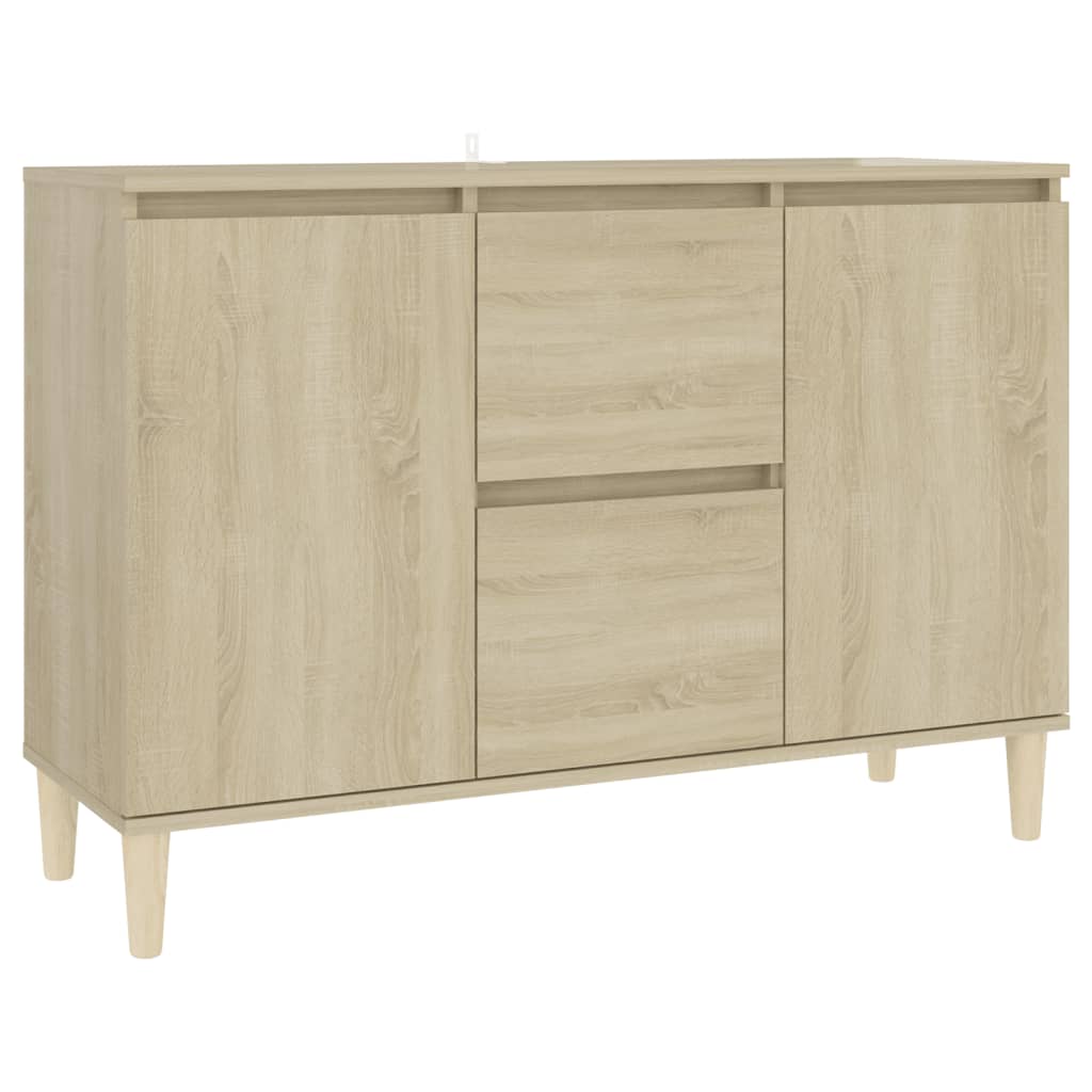 skænk 101x35x70 cm konstrueret træ sonoma-eg