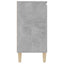 skænk 101x35x70 cm konstrueret træ betongrå