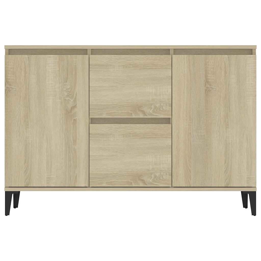 skænk 102x35x70 cm konstrueret træ sonoma-eg