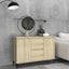 skænk 102x35x70 cm konstrueret træ sonoma-eg